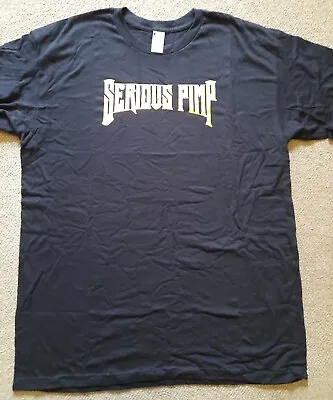 Buy Serious Pimp Black Gold Foil Adult Cotton T - Shirt *new* - Size Extra Large • 3.95£