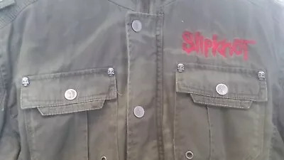 Buy Slipknot Military Style Jacket Medium Armpit To Armpit 54cm Length 78cm • 120£
