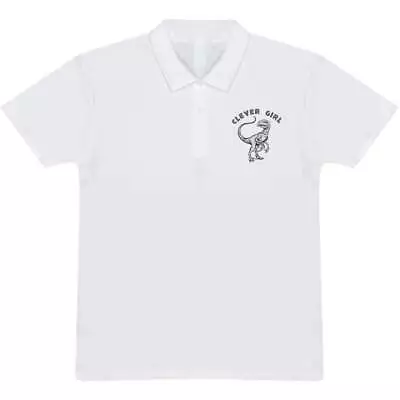 Buy 'Clever Girl Dinosaur' Adult Polo Shirt / T-Shirt (PL039108) • 12.99£
