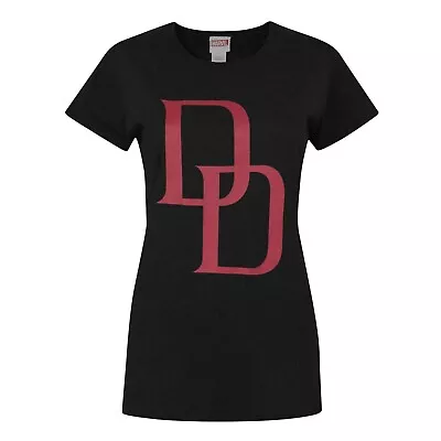 Buy Daredevil Womens/Ladies Logo T-Shirt NS5819 • 14.15£