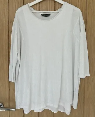 Buy BLOOMING MARVELLOUS White Maternity Long Sleeve Double Layer T-Shirt Size UK 12 • 7.95£