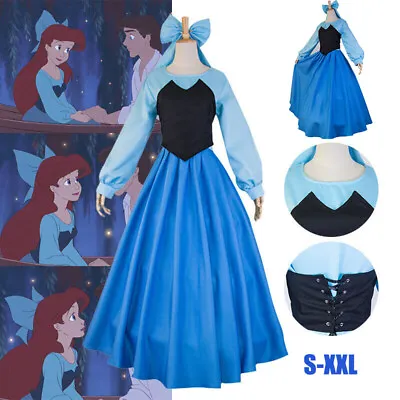 Buy Ariel Princess Dress Suit Adult Women Clothes The Little Mermaid Cosplay Costume • 22.90£