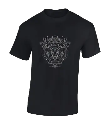 Buy Druid Symbol Mens T Shirt Cool Pagan Viking Design Thor Odin Celtic Pentagram • 9.99£