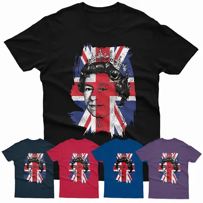 Buy Queen Elizabeth Ii, In Loving Memory 1926-2022,British Union Jack  T Shirt • 9.99£