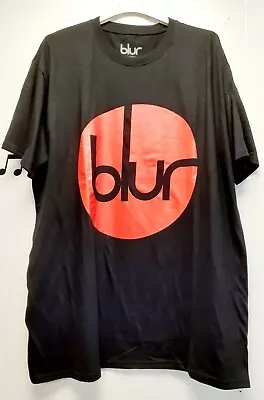 Buy Blur Red Circle Logo Size Large Official T Shirt Gorillaz Daman Albarn Brit Pop • 17£