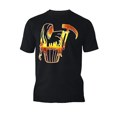 Buy Halloween Horror Cupcake Grim Reaper Graffiti Stencil Art Official Men's T-Shirt • 24.99£