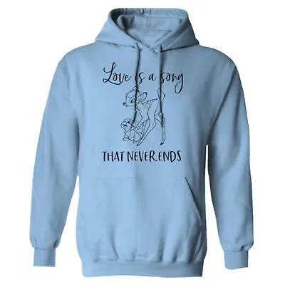 Buy Bambi Disney Hoodie Sweater Sweatshirt Hoody Unisex Adults Kids Personalised • 19.99£