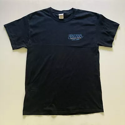 Buy Santana Sentient Tour - Local Crew Black T-shirt - Mens Size Large • 15.48£