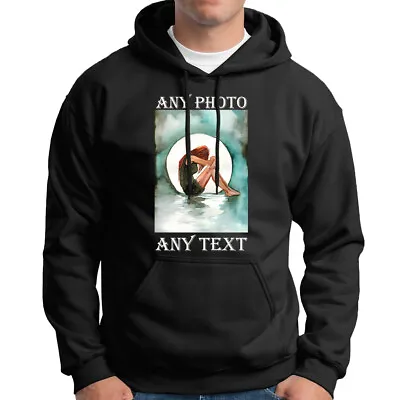 Buy Personalised Any Photo & Text Custom Picture Hen Party Stag Mens Hoody #6NE Lot • 18.99£