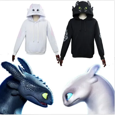 Buy Hoodie How To Train Your Dragon Kinder Cosplay Sweatshirt Pullover Tops 2024 Boy • 29.76£