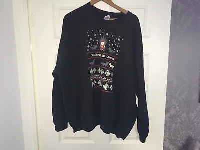 Buy The Game Of Thrones Dark Green Christmas Jumper Sweatshirt Size 4XL • 21.99£