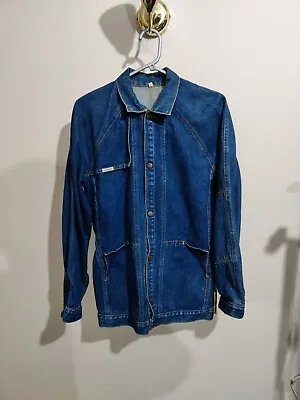 Buy Braford Denim Jacket/Shirt Mens Size Small Blue Vintage Unique Style Button Up  • 17.99£