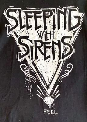Buy Sleeping With Sirens T Shirt Rock T Shirt Womens Small Concert T Shirt • 6£