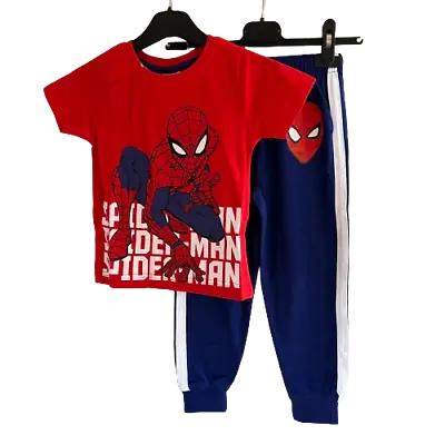 Buy Boys Spiderman Short Sleeve Long Leg Pyjamas Spider-Man • 7.95£