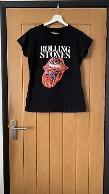 Buy Rolling Stones Sixty Tour 2022 Cyberdelic Tongue Black TShirt Large More Medium • 18£