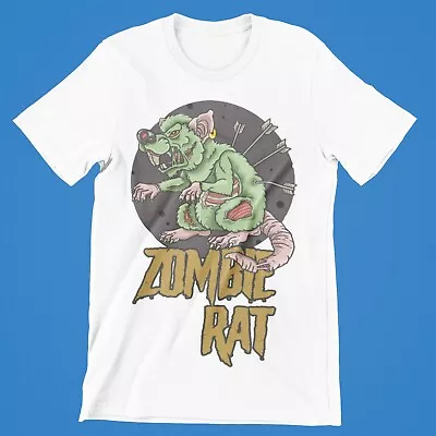 Buy Zombie Rat T-Shirt Boy Girl 80s Retro Movie Tee Gift TV Sports Gift • 6.99£