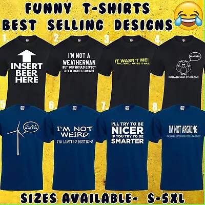 Buy Funny Mens T Shirts Cool Gift Present Idea For Dad Husband Joke Top (d20) • 7.99£
