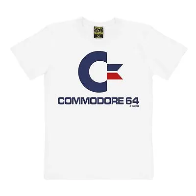 Buy Nerd - Retro - Computer Classics - C64 - Commodore 64 Logo T-Shirt - TRAKTOR®  • 27.54£