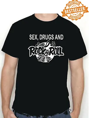 Buy Sex, Drugs And Rock N Roll T-shirt / 60's / Festival / Music / Weed / Size XL • 11.99£