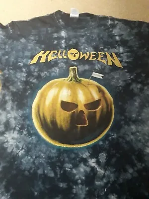 Buy Vintage Helloween Tie Dye Pumpkin Shirt M • 30£