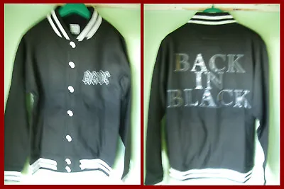 Buy AC/DC - VARSITY JACKET - Back In Black (S) • 47.50£