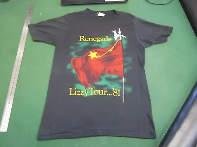 Buy Thin Lizzy - Renegade Tour 1981 Vintage T Shirt (Small Size) • 79.99£