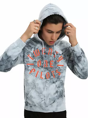 Buy Twenty One Pilots Hoodie Sweatshirt - Stencil Wash Unisex SMALL - NEW With Tag! • 66.14£