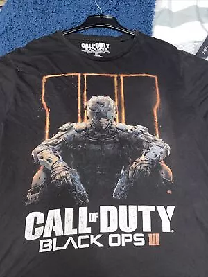 Buy Call Of Duty Mens Black Ops 3 Size XL Black Last Sold Price Over 20 Rare Good • 5£