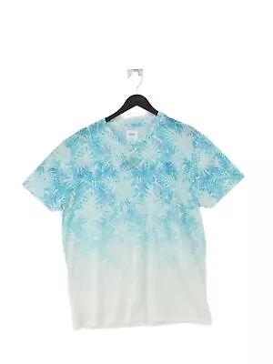 Buy Burton Men's T-Shirt XL Blue Floral 100% Polyester Basic • 11.60£