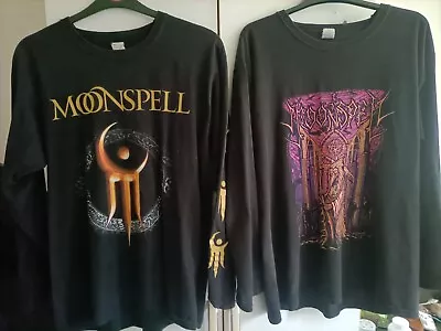 Buy Moonspell Long Sleeve T-shirts (L) - Portuguese Metal Band. Official Merch • 29.25£