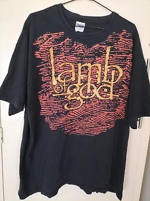 Buy Lamb Of God Wrath 2009 Vintage T-shirt Size XL • 28.20£