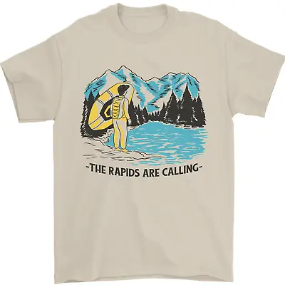 Buy White Water Rafting Whitewater Rapids Calling Mens T-Shirt 100% Cotton • 9.48£