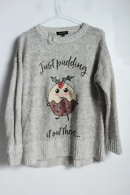 Buy New Look Womens Christmas Knit Jumper - Size S Small (VN7) • 4.99£
