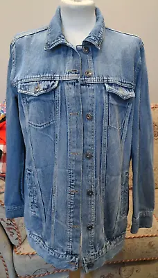 Buy ONLY BLUE DENIM - Denim JACKET Unisex - There Is Thunder In Our Hearts Size 38  • 18£