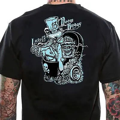 Buy Lucky 13 Men's T-Shirt Doom Buggy Kustom Kulture Rockabilly Gothic Retro Car • 29.07£