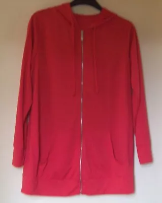 Buy Yours Zip Through Red Hoody Size 16 • 12£