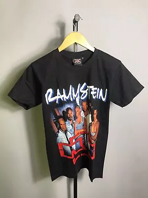 Buy Rammstein T-Shirt Double-Sided Print Vintage P.K. Sports Black Sz S • 232.96£