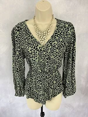 Buy M&S Ladies Top Wrap Style Party Evening Cocktail Special Occasion Size UK 12 • 9.99£