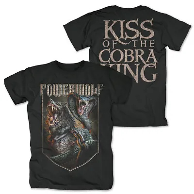 Buy Powerwolf Kiss Of The Cobra King Shirt S-XXL T-shirt Power Metal Official Tshirt • 25.28£