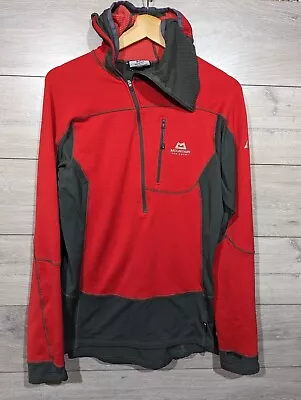 Buy Mountain Equipment Jacket Mens Large Red Eclipse Hooded Hiking Thermal Outdoor • 34.99£