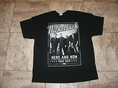 Buy Vintage Nickleback 2012 Here And Now Concert Tour T-shirt Adult XL • 4.71£
