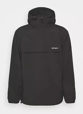 Buy Carhartt WIP Windbreaker Pullover Jacket Black Size Medium  • 49.99£