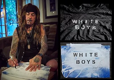 Buy Ministry Goddamn White Trash Original  White Boys  Stencil + Worn Shirt Signed! • 177.61£