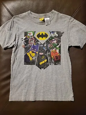 Buy Lego Batman Boys T-Shirt Gray Team Batman Movie Robin Catwoman DC Comics • 4.97£