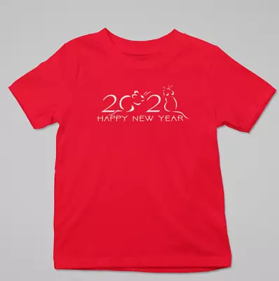 Buy Youth Toddler Chinese Zodiac Happy New Year 2020 Shirt Year Of The Rat Lunar Tee • 11.02£