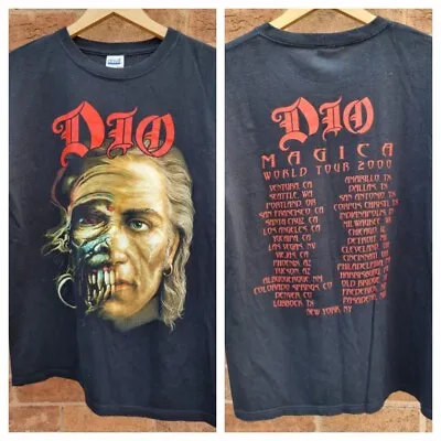 Buy Dio T Shirt 2000 Tour US Leg Magica Official  Genuine Gig Merch UNWORN MED 40  • 79.99£