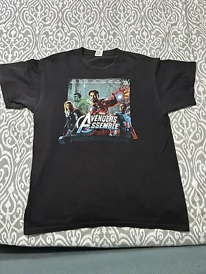 Buy Marvel Avenger Assemble Promo Tshirt Size Large • 19.99£