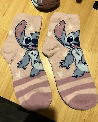 Buy Disney Stitch 💕one-size Cosy Socks • 2.95£