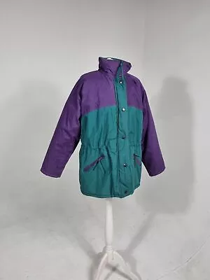 Buy Vintage Retro Womens Clare Dickies Puffer Jacket Coat Size 14 • 9.90£