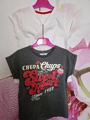 Buy New Nice Bundle 2x Chupa Chups Girl Tops T-shirts 5/6 Yrs 6 Yrs  • 5.50£
